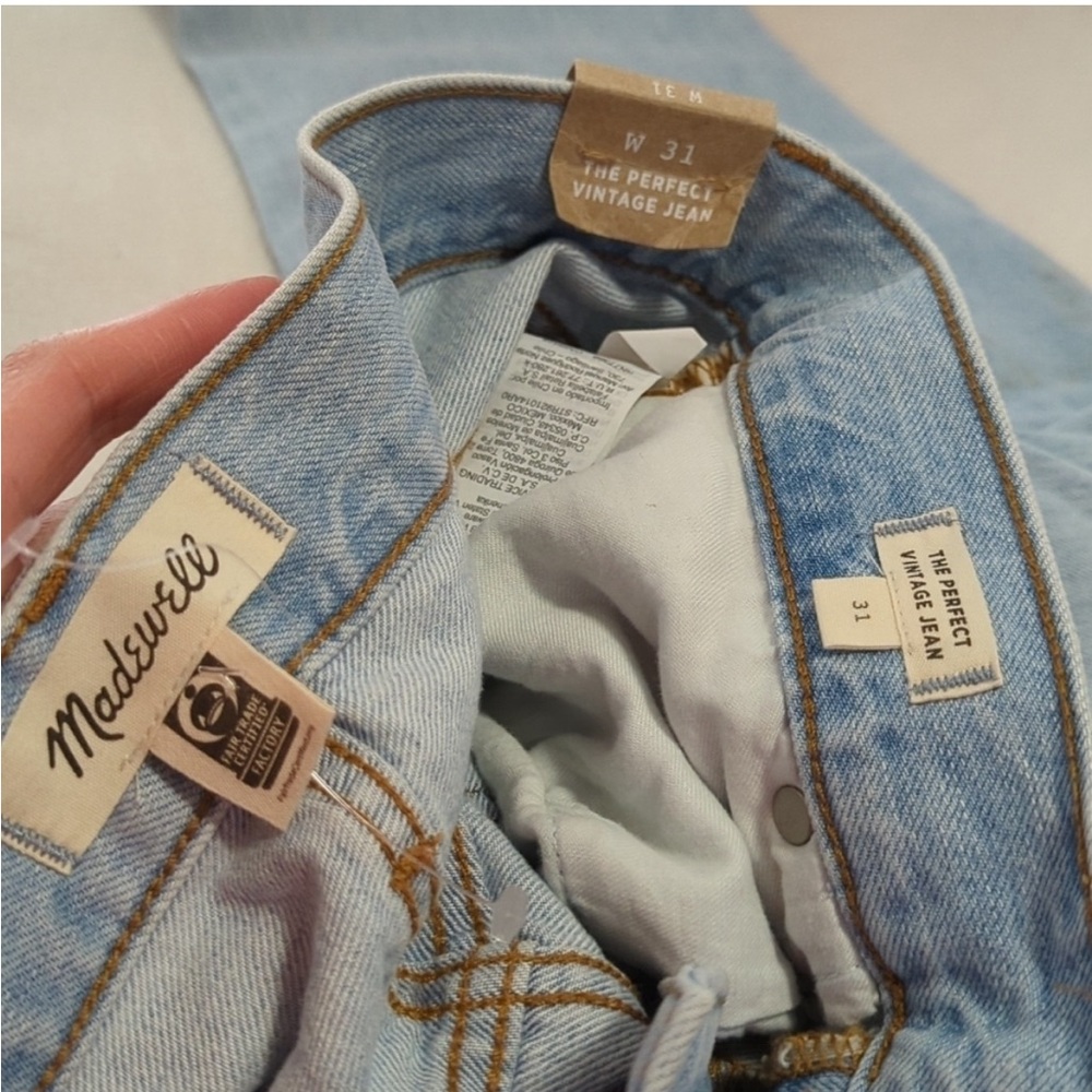 MADEWELL High Rise Perfect Vintage Jean 31” - Picture 11 of 13